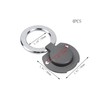 Pastlla 4Pcs Flush Ring Pull Round Recessed Pull Handle Knob