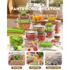 40 PCS Food Storage Containers with Lids Airtight (20 Containers