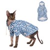 GigglyHouse Sphynx Cat Clothes, Cat Hoodie for Hairless Cats, Cornish