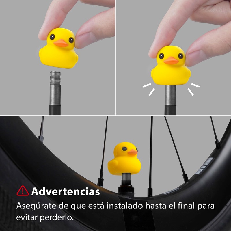 BONE Tapón de Válvula con Personaje, 2pcs, Resistente a la