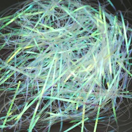 200 Grams Iridescent Hamper Shred Gift Fill Shredded Paper Gift Packaging for DIY Gift Wrapping and Basket Filling