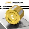 NICECNC Gold Aluminum Front Hub Cover Front Axle Nut Covers