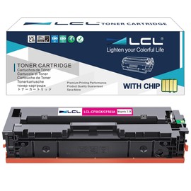 LCL Compatible Toner Cartridge with Updated Chip Replacement for HP 202A 202X CF503A CF503X for Color Laserjet Pro MFP M281 M281fdw M281cdw M281dw M280nw M281fdn M254 M254dw M254dn M254nw (1Magenta)