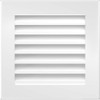KRATKI ventilation grille fireplace grille FRESH 17cm x 17cm white