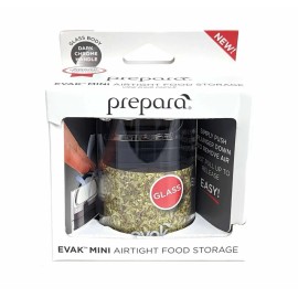 Prepara New Prepara Evak Mini Airtight Glass Food Storage 6oz 0.75 Cups