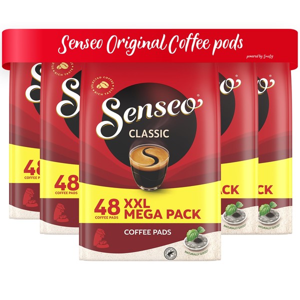 Senseo Classic Medium Roast Coffee Pods – 240 Count (5