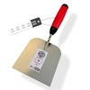 WERKFIT Professional Plasterer's Trowel Made of Stainless Steel 120 mm