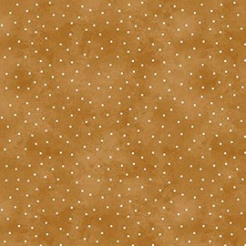 Gingerbread Tan, Scattered Ivory Dots, Accent Fabric, Beautiful Basics, Maywood Studios, 8119M-T, by The Yard