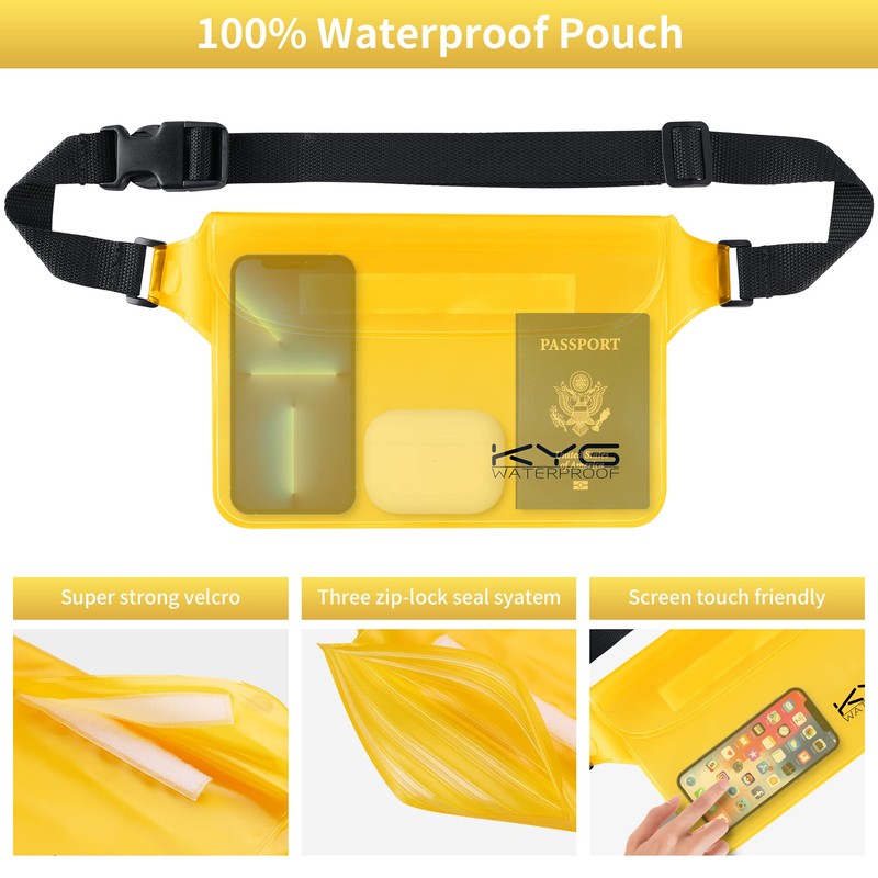 KYG Dry Bag, yellow, Sporty and casual style, suitable for