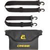CRESSI Wombat Pouch Black - Waterproof Multipurpose Belt Bag made