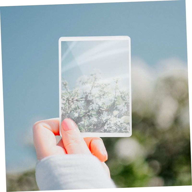 SHINEOFI 200 Sheets Transparent Laminating Film 7 Inches Photo Protective