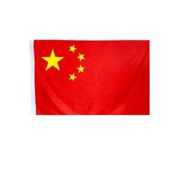 Stormflag China Flag 128 x 192 cm Polyester Pongee 90 g with Tunnel on the Left Side