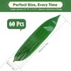 60 Pcs Fresh Vacuum Banana Leaves for Cooking, Bamboo Leaves