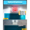 Sunco Double Sided LED Emergency EXIT Sign, Two LED Lights,