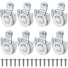 Yaocom 8 Pack 4 Set Sliding Closet Door Roller Kit