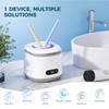 Ultrasonic Jewelry Cleaner Digital Timer, Retainer Cleaner Machine for Mouth