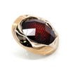 Craftisum 20 pcs Red Dot Matrix Clear Beveled Cut Acrylic