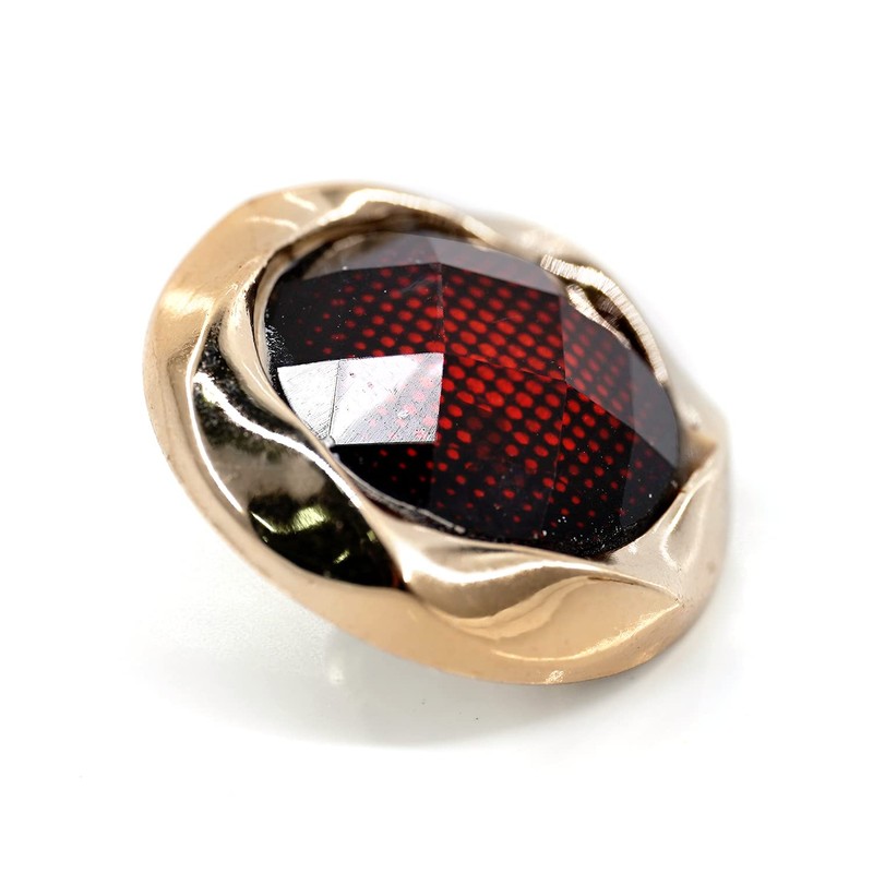 Craftisum 20 pcs Red Dot Matrix Clear Beveled Cut Acrylic