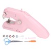 Handheld Sewing Machine Pink Household Small Portable Electric Double Thread