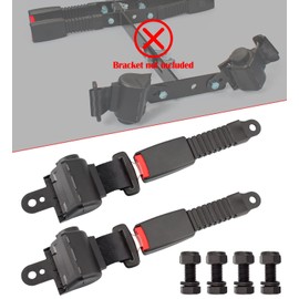 Gaoerfu-CP Golf cart seat Belts, Retractable, Universal,for EZGO, Club Car, Go Kart,UTV, Buggies and Bus-Set (2pcs)