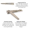 Dreamcut Deluxe Nail Clipper with File - Stainless Steel