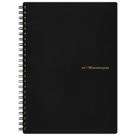 Maruman Nemosine 20th Anniversary Ring Notebook, Dot Ruled Ruled, A5, Black N105JP