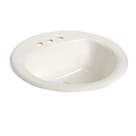MANSFIELD PLUMBING PRODUCTS 239-4 Self Rim Lavatory, White
