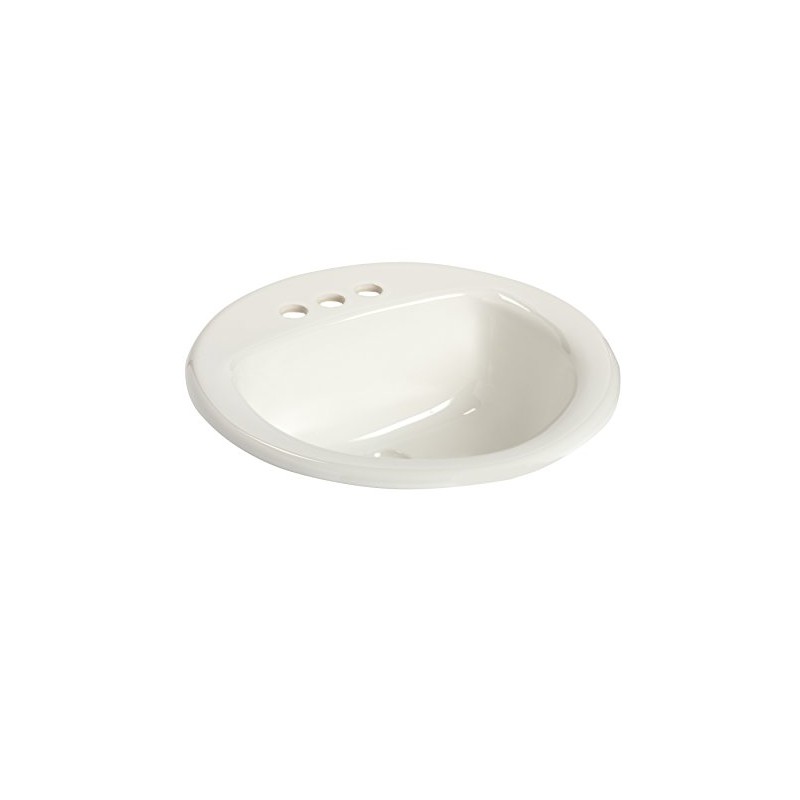 MANSFIELD PLUMBING PRODUCTS 239-4 Self Rim Lavatory, White