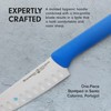 Messermeister Petite Messer 5” Kullenschliff Santoku Knife, Blue - German