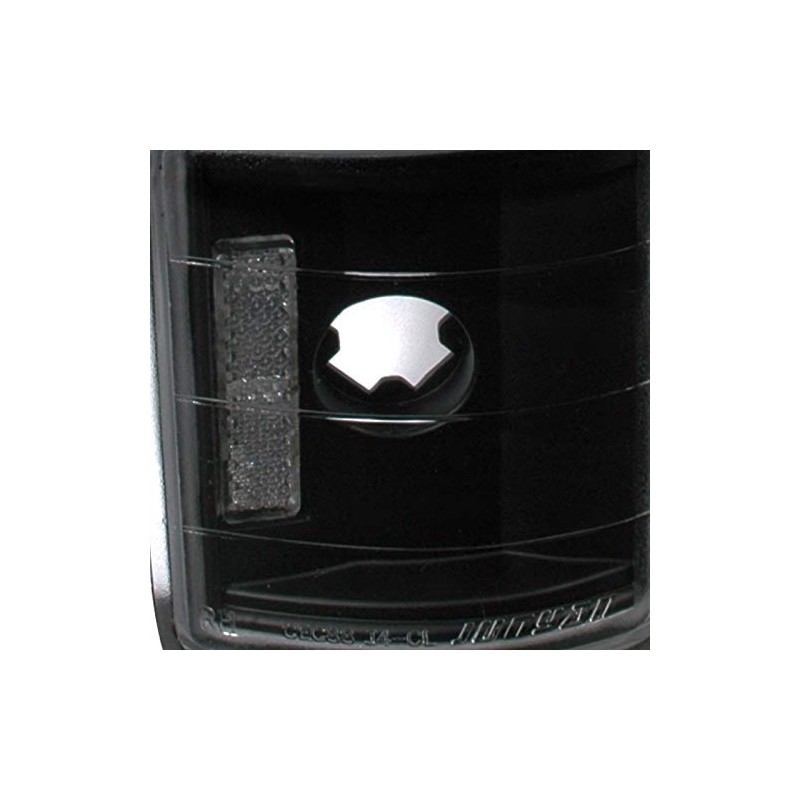 Spec-D Tuning Black Housing Clear Lens 4 PC Corner Lights