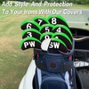 Golf Club Covers Set for Irons Neoprene Iron Head Cover
