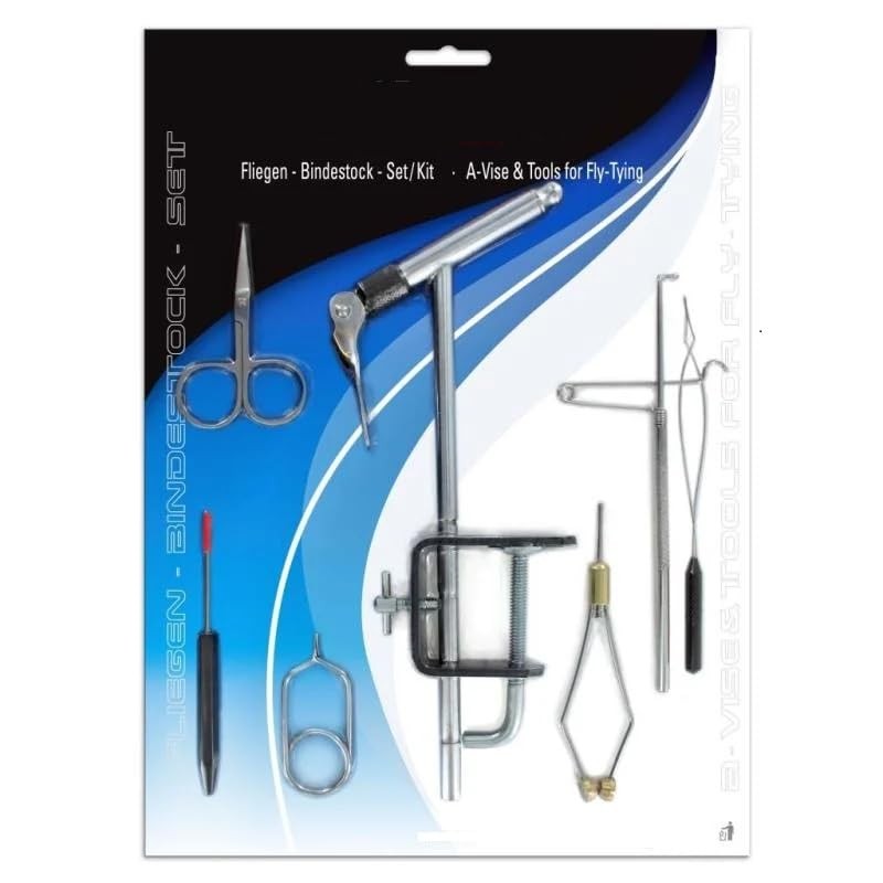 blntackle76 Fly Tying Tool Set, Includes Spool Finisher Scissors Hackle