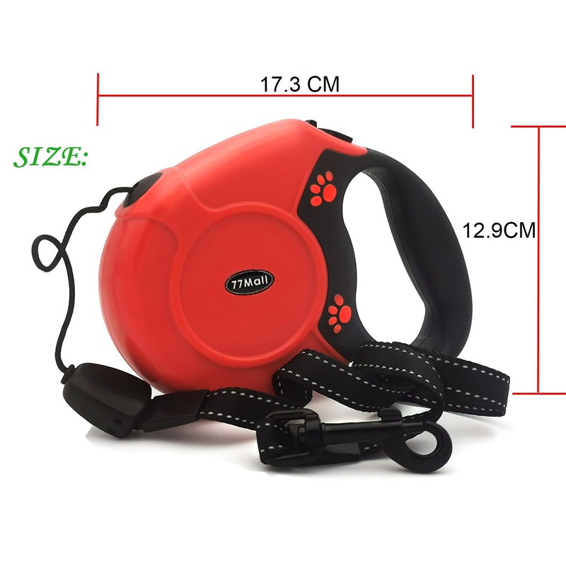 Retractable Dog Leads 26ft Pet Adjustable Leash for Small Medium