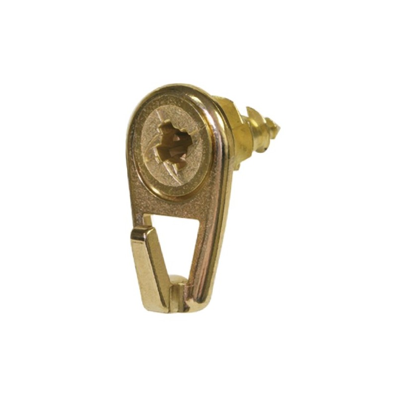 The Hillman Group 122399 Number Walldriller Picture Hook, Brass, Set