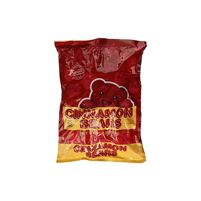 Sweet's Cinnamon Bears 5 Pound (80 OZ)