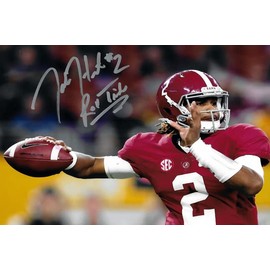 Jalen Hurts Roll Tide Alabama Football Autograph Promo Print - 16" x 20" Poster Print