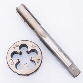 HSS M15 x 1.5mm Tap and M15 x 1.5mm Die Metric Thread Right Hand