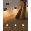 WILLED Motion Sensor Night Lights, Wireless Stair Lights Indoor, Battery