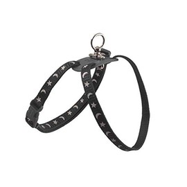 Ancol Nylon Harness Figure 8 Moon & Stars Black
