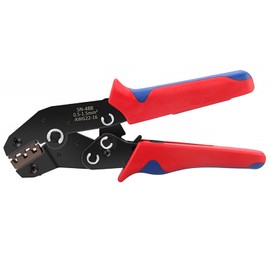 19.5cm Crimp Plier, Wire Crimping Tool, Ratchet Wire Terminal Crimper, Ratcheting Wire Crimp Pliers for Insulated Electrical Connectors, Insulated Ratcheting Wire Crimping Tool