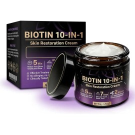 A Crema Restauradora Piel Biotina 10 En 1 Hidratante .