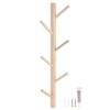 Punch Free Wall Mounted Coat Rack Towel Hanger Tree Branch