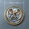 St Michael Challenge Coin, 1.57" Zinc Alloy with Protective Case
