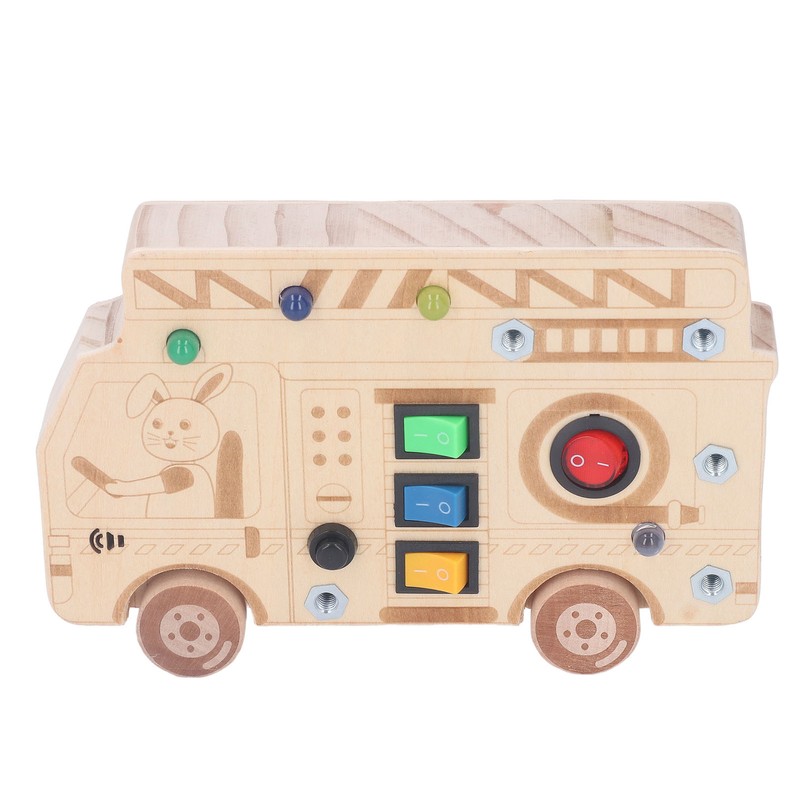 Light Up Switch Sensory Toy Simulation Learning Traffic Rules Exercise