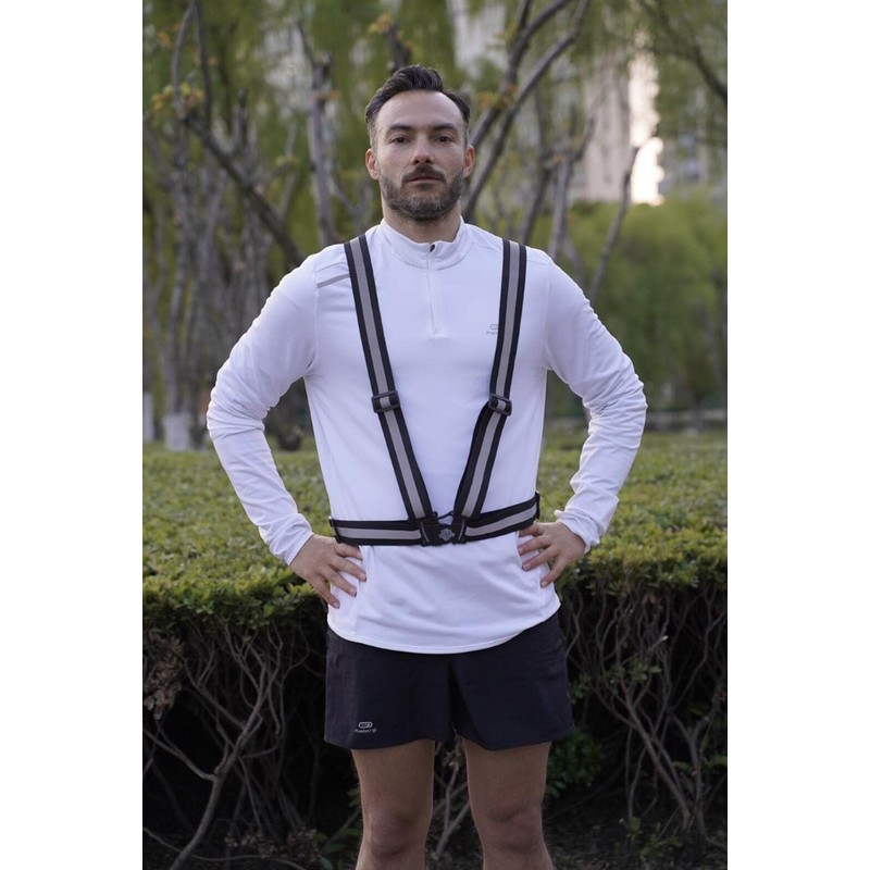 Dazonity High Visibility Safety Vest,Lightweight,Adjustable & Elastic Vest,Hi Vis Reflective