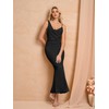 Satin Maxi Dress Wedding Guest Formal Spaghetti Strap Cocktail Party