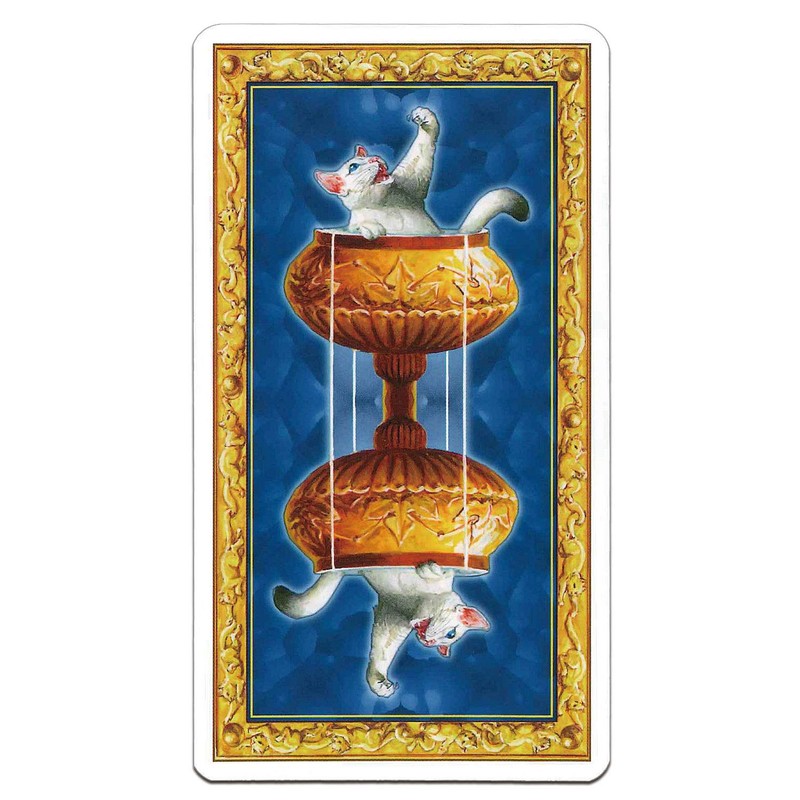 White Cats Tarot "Original Japanese Manual" Tarot Card
