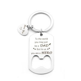 fuakUip Dad Gifts,Fathers Day Gift,Father Keyring,Father's Day Gift,Dad Presents,Daddy Birthday Present,Presents for Daddy,Daddy Present