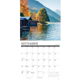 Willow Creek Press Lake View Monthly 2025 Wall Calendar (12" x 12")