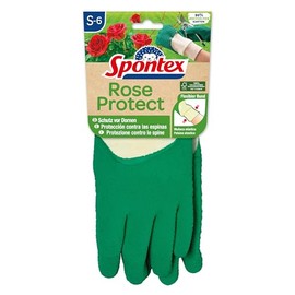 Spontex Rose Protect Extra Tough Gardening Gloves for Thorns and Hedges with FSC Natural Rubber Latex - Small (Pair)